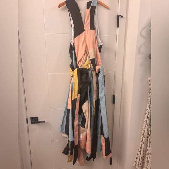 ASOS Edition Colorblock Dress - Picture 4 of 5